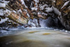 frozen ocean in the sea cave - 