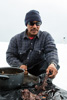 eating seal ribs - seal hunter tommy aglak