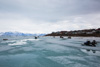 frozen ocean in front of pond inlet - baffin island