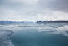 meltwater on the frozen ocean - 