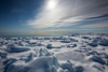 floe edge with sunshine - near bylot island