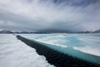 ice-crack between bylot island and baffin island - 