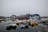 sisimiut harbour - on the west coast of greenland, 75 km north of the arctic circle