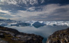 ilulissat ice fjord - ice of the sermeq kujalleq glacier - most productive glacier in the northern hemisphere