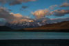 torres del paine - laguna amarga at sunset