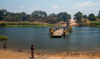 crossing kafue river - on the way to lower zambezi national park