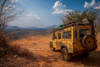 gravel road  - through lower zambezi national park